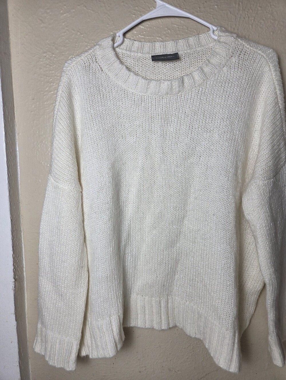 Wooden Ships Paola Buendia Sweater Xs Women's White Casual Knitted